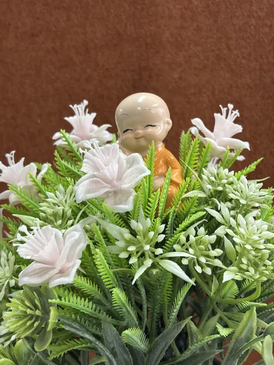 Laughing monk, in bloom