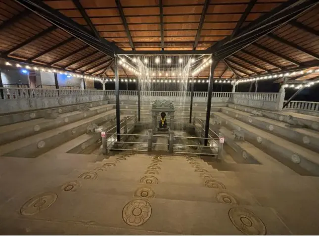 The shrine pavilion