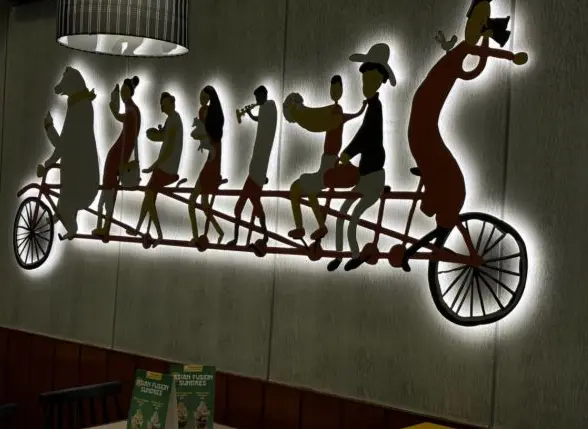 Café wall art