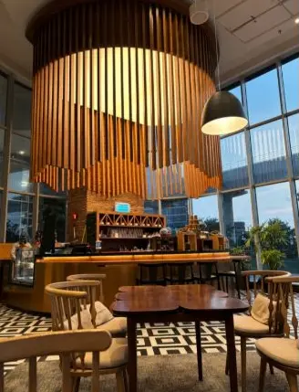A café with a view