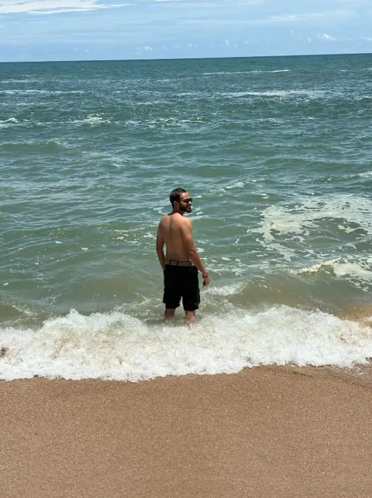 Into the waves